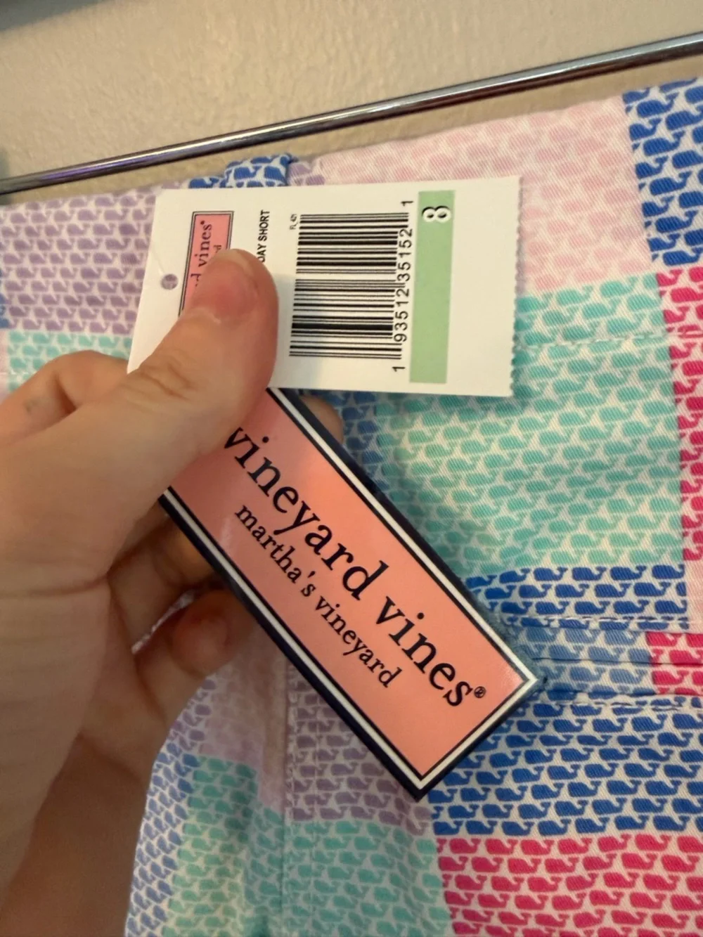 Vineyard Vines Pastel Patchwork Shorts - Picture 4 of 4